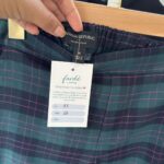Pantalón de Vestir Cuadros Verde y Azul Banana Republic talla 26
